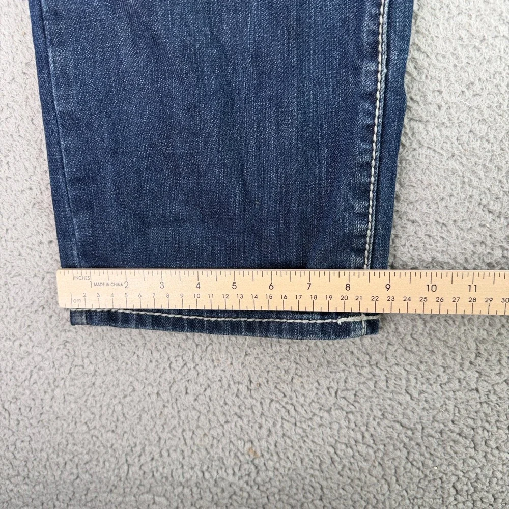 Rock & Roll Cowboy Jeans Mens 30x34 Blue Pistol Straight Regular Leg M1P8555